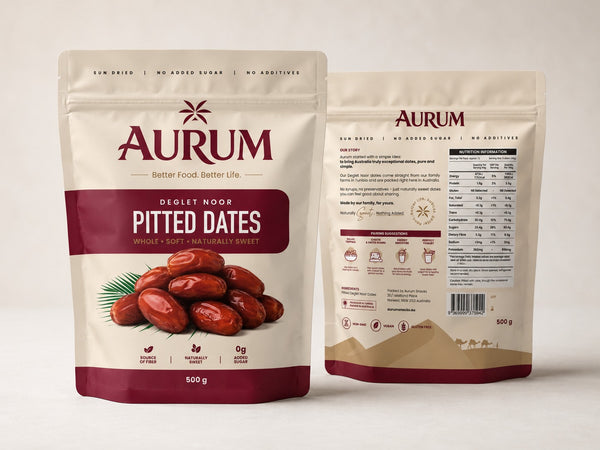 Soft Pitted Dates — Deglet Noor